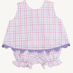 TBBC Susanne Swing Top Set - Winter Park Windowpane with Palisades Purple, 3T